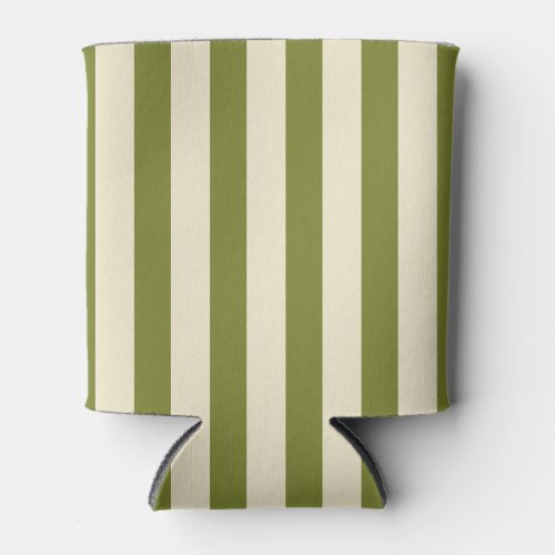 Seaside Clean Willow Green Striping Can Cooler