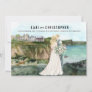Seaside Coastal Castle | Wedding Reception  Invitation