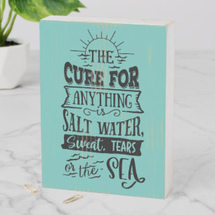 Seaside Cottage Decor Wooden Box Sign