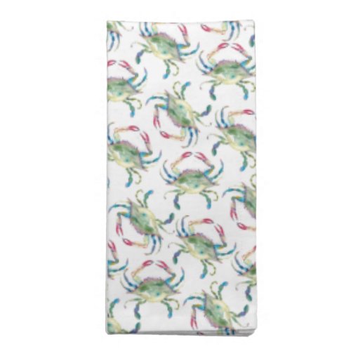 Seaside Crab Pattern Cloth Napkin