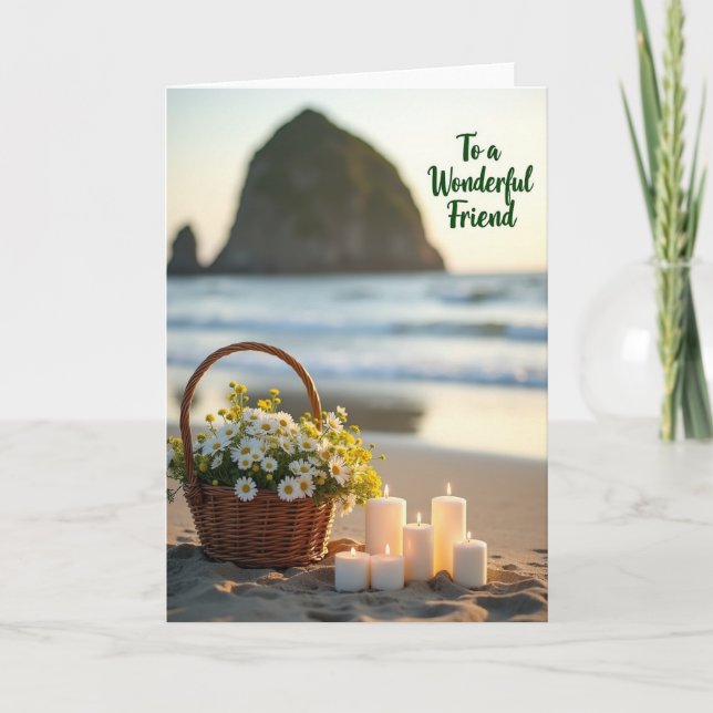 Seaside Daisies Friend Card (Front)