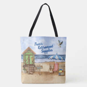 Seaside Day at the Beach Personalized Tote