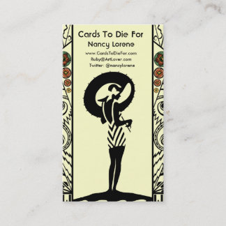 Seaside Deco in Yellow and Orange Business Card