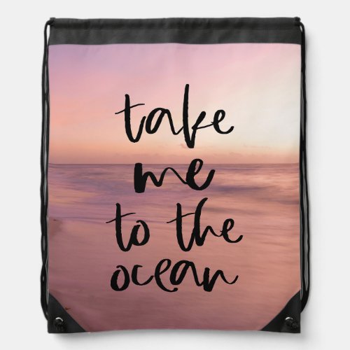 Seaside Dreams Drawstring Bag