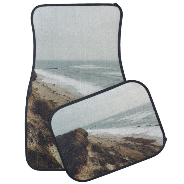 SEASIDE DURING DAYTIME CAR FLOOR MAT (Set)