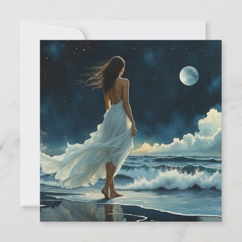 Seaside Escape under the Moon | Blank