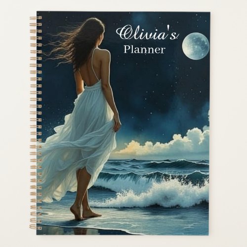Seaside Escape under the Moon | Coastal Art Planner
