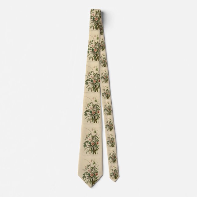 Seaside Finch (Sparrow) Audubon's Birds of America Neck Tie (Front)