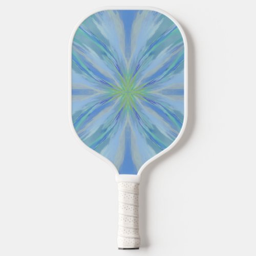Seaside Floral Watercolor Abstract Pattern Pickleball Paddle