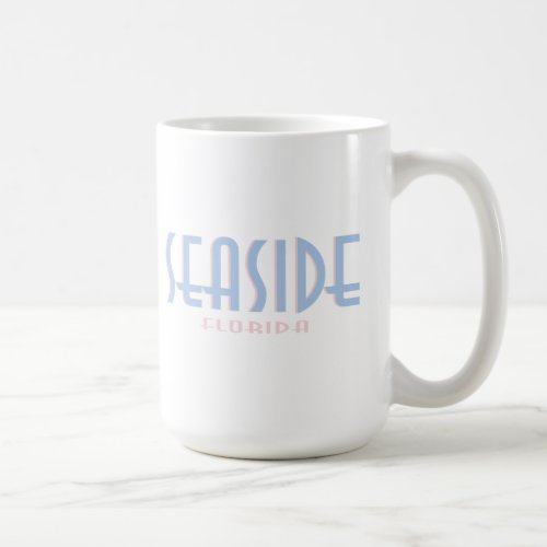 Seaside Florida Deco Pastel Design Coffee Mug