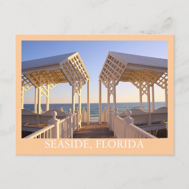 Seaside, Florida Pavilion Beach Access Postcard (Front)