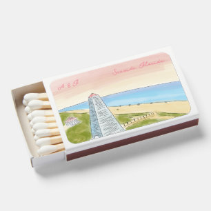 Seaside Florida Wedding Matchbox Matchboxes