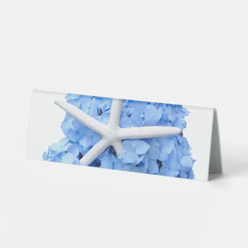 Seaside Garden Bridal Shower Plastic Place Card Table Tent Sign Zazzle