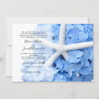 Seaside Garden Parents Names Coastal Wedding Invitation