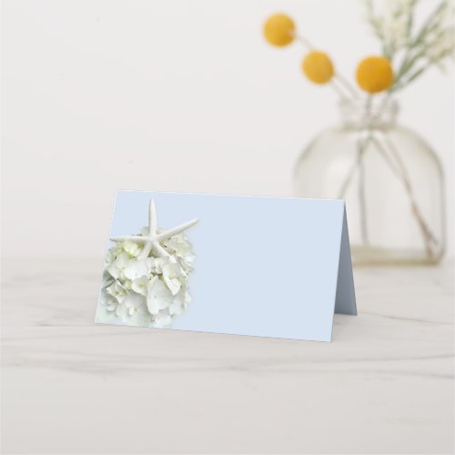 Seaside Garden Tented Standing Place Cards