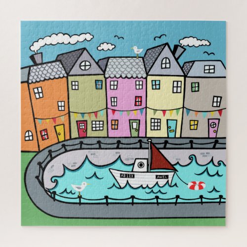 Seaside Harbour Jigsaw Jigsaw Puzzle