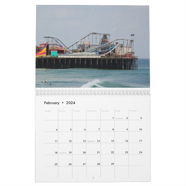 Seaside Heights Beach & Boardwalk Calendar | Zazzle Seaside Heights Beach & Boardwalk Calendar | Zazzle
