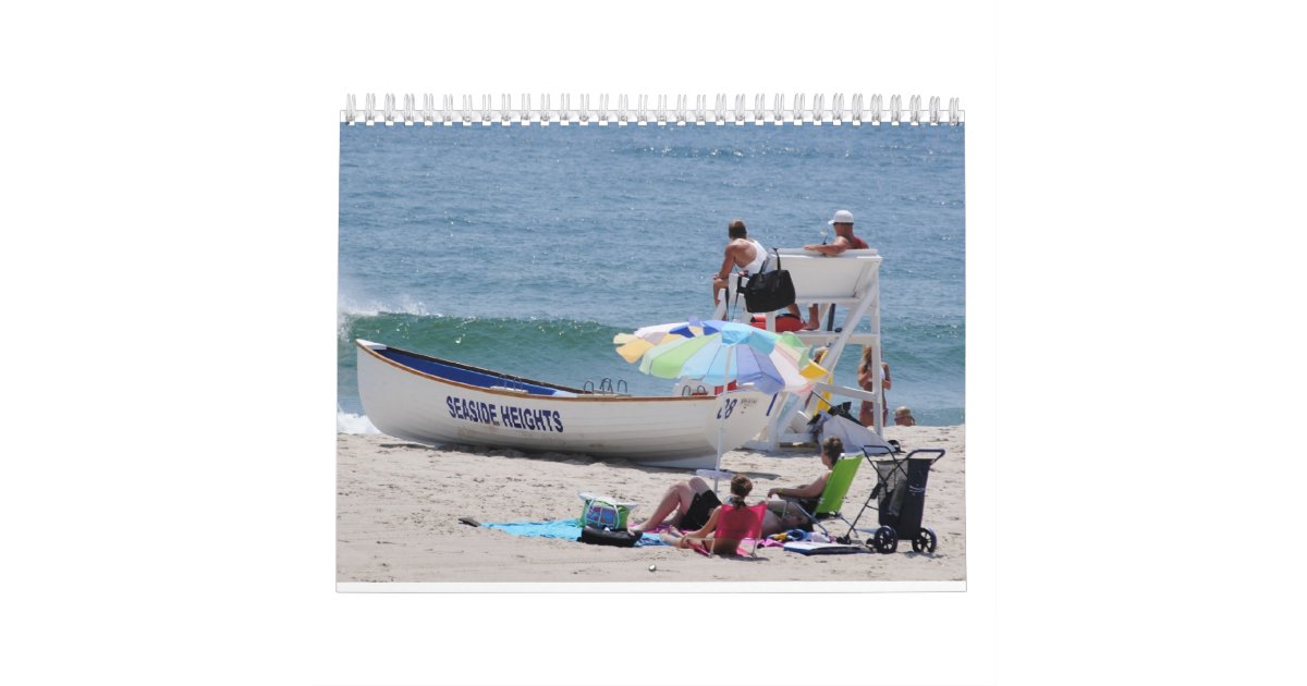 Seaside Heights Beach & Boardwalk Calendar | Zazzle Seaside Heights Beach & Boardwalk Calendar | Zazzle