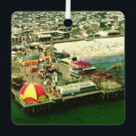 Seaside Heights, New Jersey Ornament<br><div class="desc">Wonderful Christmas or Hanukkah or Holiday gift for your friends!  A vintage post card of Seaside Heights,  New Jersey repurposed on an ornament.</div>