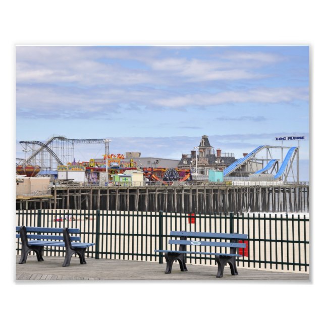Seaside Heights, NJ Amusement Pier Photo Print (Front)