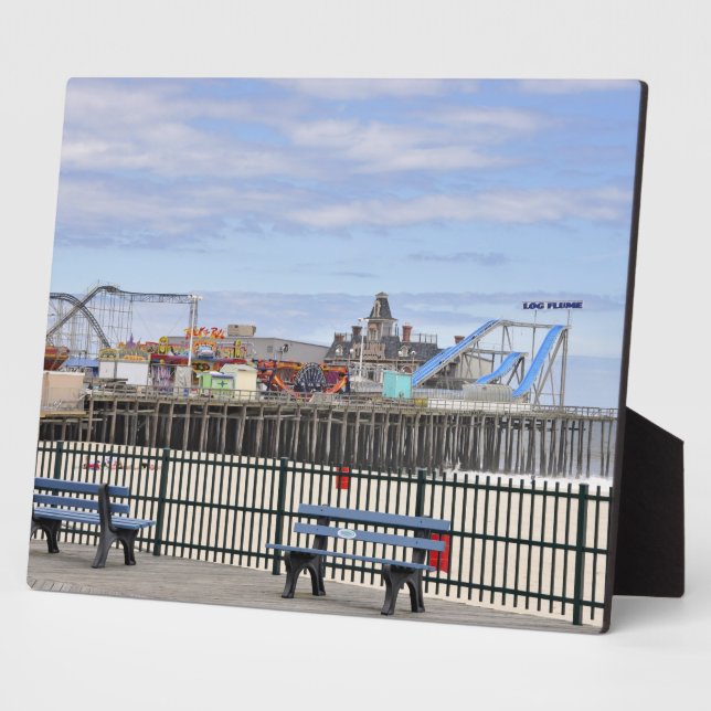 Seaside Heights, NJ Before Hurricane Sandy Plaque (Side)