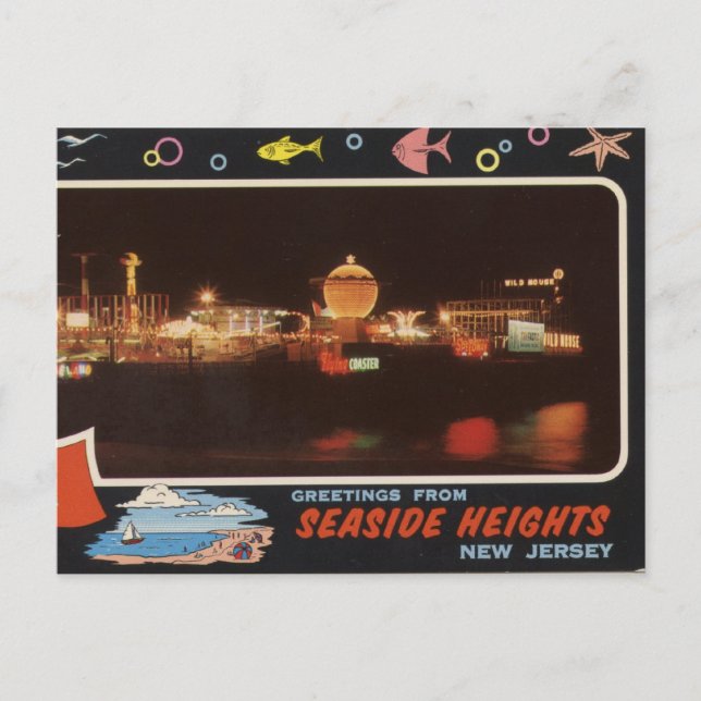 Seaside Heights, NJ Postcard (Front)