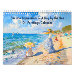 Seaside Impressions – A Day by the Sea Oil Paint Calendar