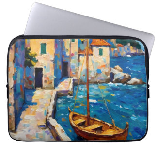 Seaside in Europe Laptop Sleeve