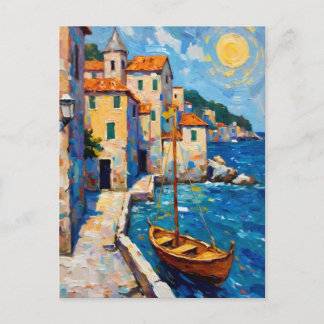 Seaside in Europe Postcard