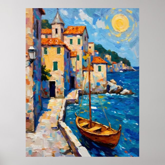 Seaside in Europe Poster (Front)