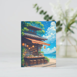 Seaside Lantern Tea House Postcard