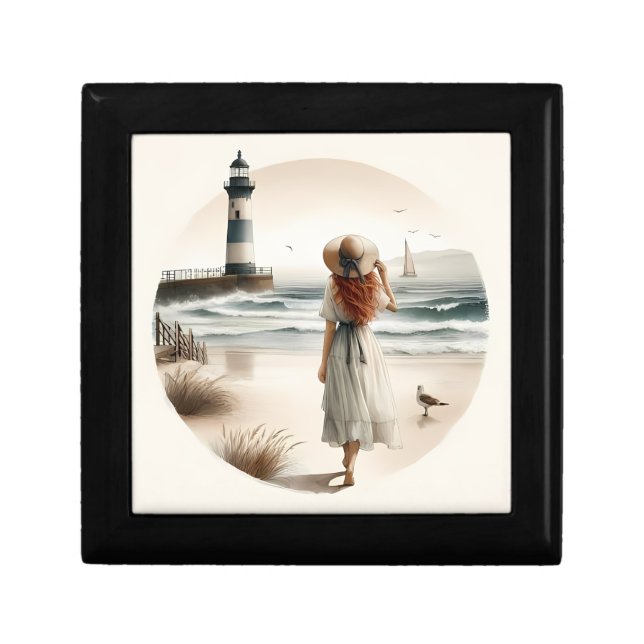 Seaside Lighthouse Stroll Gift Box (Front)