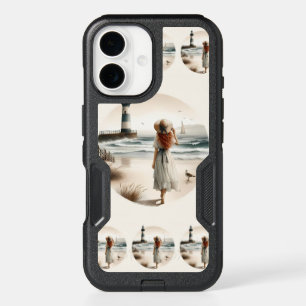 Seaside Lighthouse Stroll iPhone 16 Case