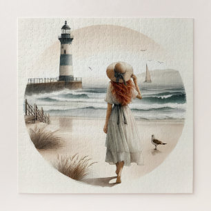 Seaside Lighthouse Stroll Puzzle