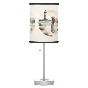Seaside Lighthouse Stroll Table Lamp