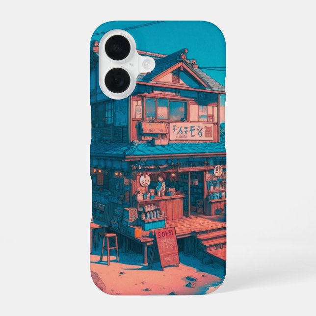 Seaside Lofi Dreams Iphone Case (Back)
