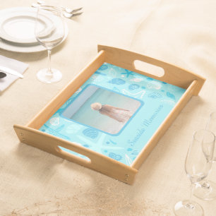 Seaside Memories Serving Tray, Turquoise Sea Tray