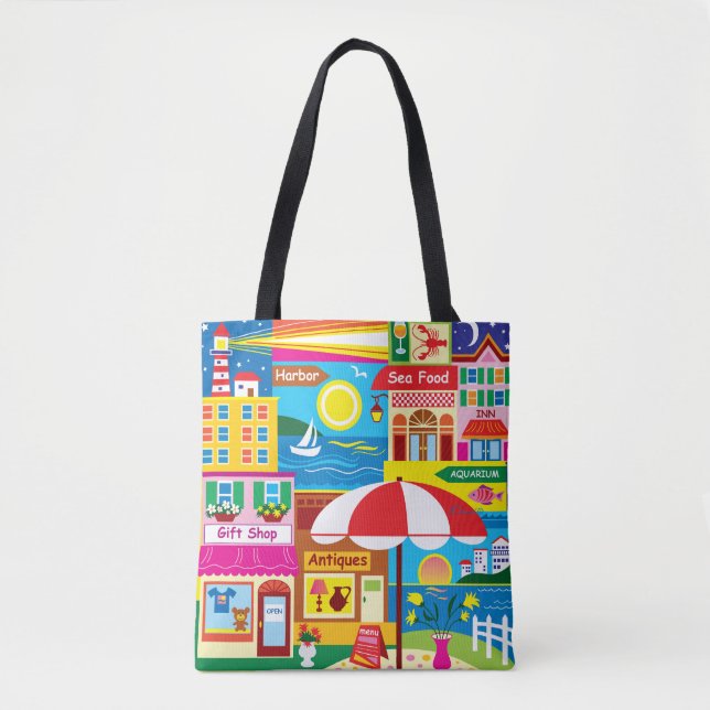 Seaside Memories Tote Bag (Front)