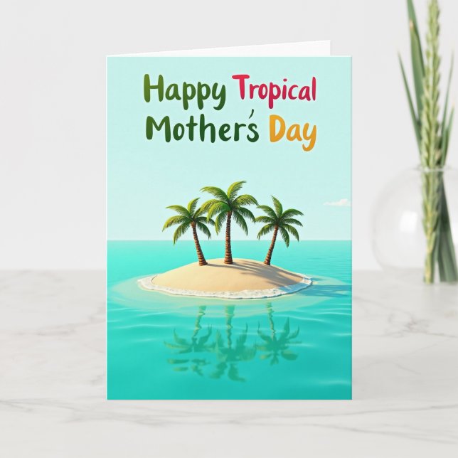Seaside Mothers Day Card (Front)