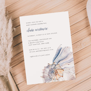 Seaside Nautical Baby Shower Invitation