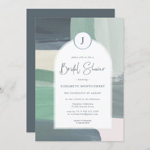 Seaside Ocean Glass Bridal Shower Invitation