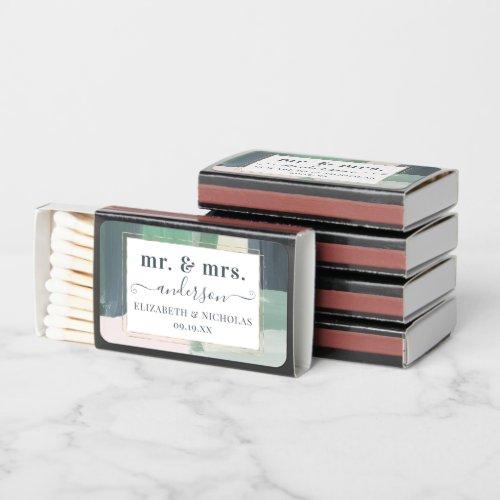 Seaside Ocean Glass  Wedding Favor  Matchboxes