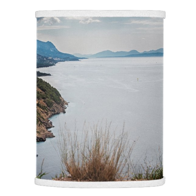 Seaside of Riviera Makarska in Croatia Lamp Shade (Right)
