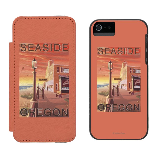 Seaside, OregonAquarium View Incipio iPhone Wallet Case (Side by Side)