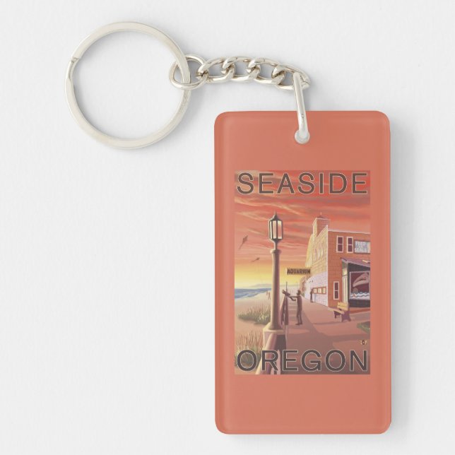 Seaside, OregonAquarium View Keychain (Front)