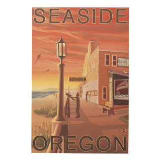Seaside, OregonAquarium View Wood Wall Decor