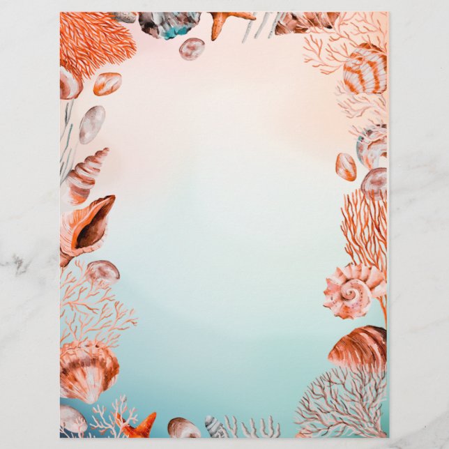 Seaside Paper Stationery Paper (Front)