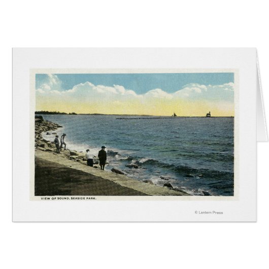 Seaside Park View of the Sound Cards (Front Horizontal)