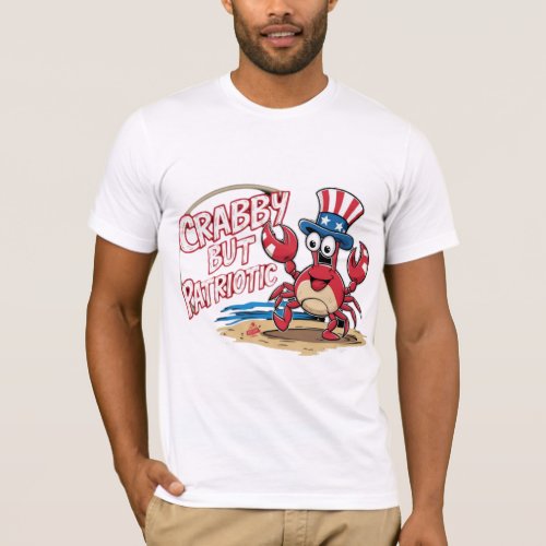 Seaside Patriot The Quirky Crab Tee