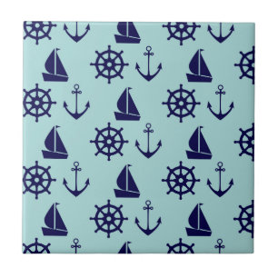 Seaside Pattern Ceramic Tile